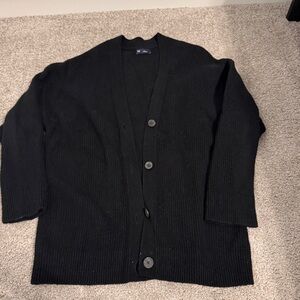 GAP Women's Black Cardigan Sweater